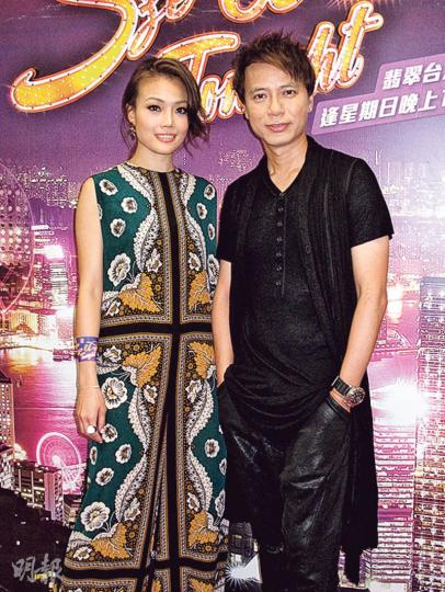 容祖兒與李克勤為《今晚睇李》任嘉賓。（攝影/記者﹕鍾一虹）