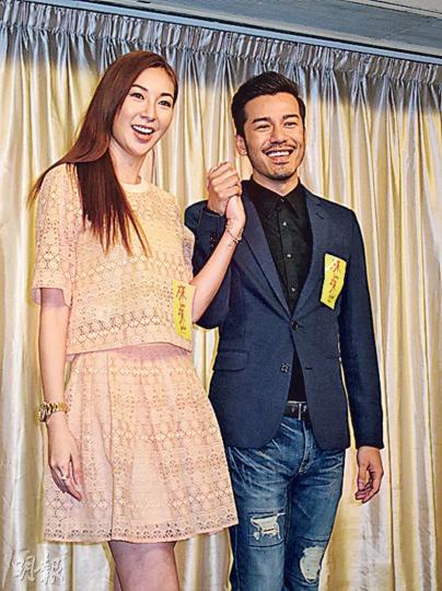 沈震軒笑言怕被莊思敏「食住」，所以無追求之意。（攝影/記者﹕鍾一虹）李逸朗指梁齊昕與楊子瑤在網上互閙，證明她都有留意部電影。（攝影/記者﹕鍾一虹）