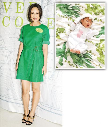 鄭希怡有女萬事足,提起女兒「梁浸浸」(小圖)就甜入心。(攝影:孫華中) 鄭希怡有女萬事足,提起女兒「梁浸浸」(小圖)就甜入心。(攝影:孫華中)