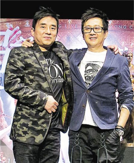 呂方（左）回歸紅館舉行演唱會，請來倫永亮（右）擔任音樂總監。（攝影/記者：魏幼芳）