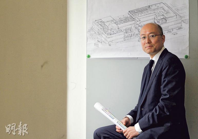 建築達人羅健中(郭慶輝攝) 建築達人羅健中(郭慶輝攝)