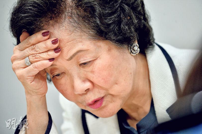 前政務司長、香港2020召集人陳方安生不支持修改基本法,因修改過程艱巨,亦有可能愈修愈緊。(蘇智鑫攝) 前政務司長、香港2020召集人陳方安生不支持修改基本法,因修改過程艱巨,亦有可能愈修愈緊。(蘇智鑫攝)