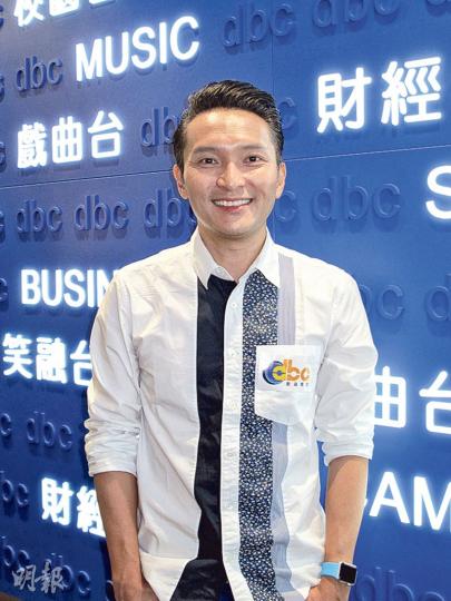 秦啟維指亞視很支持他的免費網絡頻道「A記」。（攝影/記者：柯美）