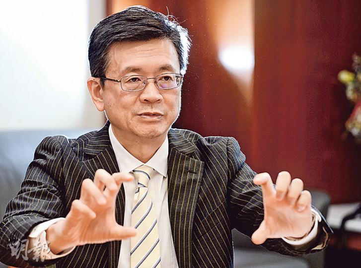 港鐵梁秉堅表示，雖然市場上部分樓盤銷情轉慢，但深圳住宅始終是求過於供，相信短期波動不會影響樓市基礎。（劉焌陶攝）
