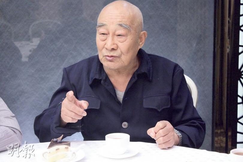 89歲的二戰華工劉仕禮表示不同意三菱公司提出的「和解」方案，三菱必須謝罪、賠償。（楊立贇攝）