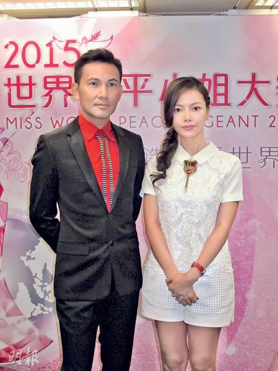 林文龍（左）及林熹瞳均不明白舒琪何以質疑他們主演的電影《我們停戰吧！》得獎是造假。（攝影鎅O者：鍾一虹）