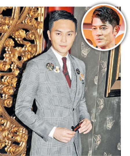 張智霖爆好友城城(圓圖)想明年計劃結婚。 (攝影:孫華中) 張智霖爆好友城城(圓圖)想明年計劃結婚。 (攝影:孫華中)