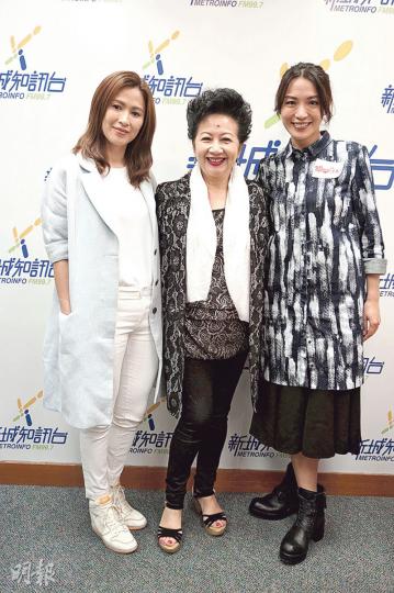 梁琤（左起）、薛家燕及陳煒會否湊成「三個女人一個墟」？（攝影/記者：柯美）