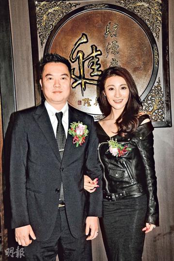 林夏薇表示老公Jason雖然很怕醜，但有心理準備見傳媒，因為支持老婆是件開心事。（攝影/記者：梁榮達）