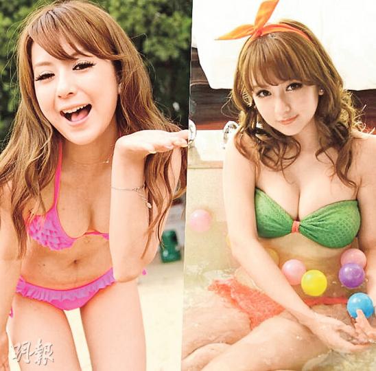 Moka有「國產Leah Dizon」之稱。(微博圖片)王宗堯獲贈Moka的寫真,但他卻沒睇過。(微博圖片) Moka有「國產Leah Dizon」之稱。(微博圖片)王宗堯獲贈Moka的寫真,但他卻沒睇過。(微博圖片)