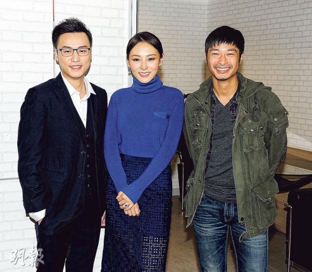 王宗堯(右起)、何佩瑜及張建聲出席《導火新聞線》電影版開鏡拜神儀式。(攝影鎅O者:陳釗) 王宗堯(右起)、何佩瑜及張建聲出席《導火新聞線》電影版開鏡拜神儀式。(攝影鎅O者:陳釗)