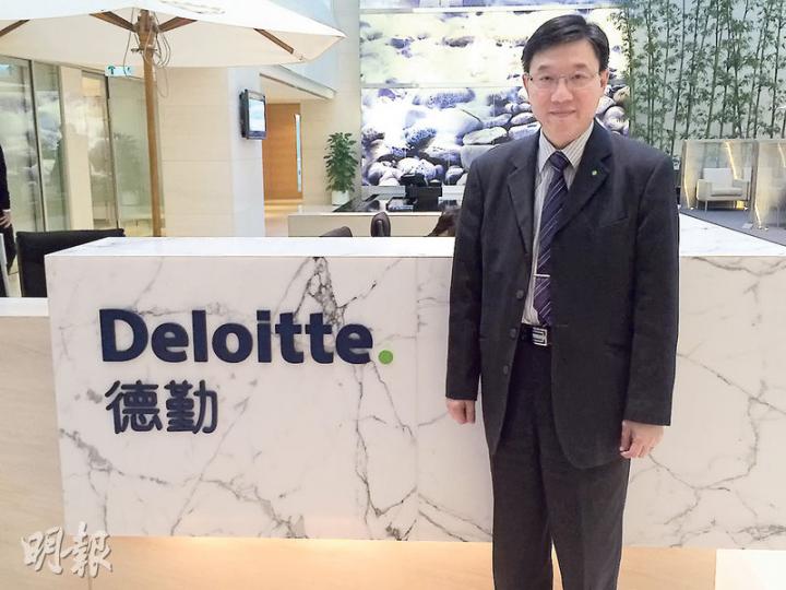 德勤亞太區及中國主管傅振煌表示，BEPS較針對地域性的納稅問題，對於網上金融業務（e-Commerce）則影響不大。（溫婉婷攝）