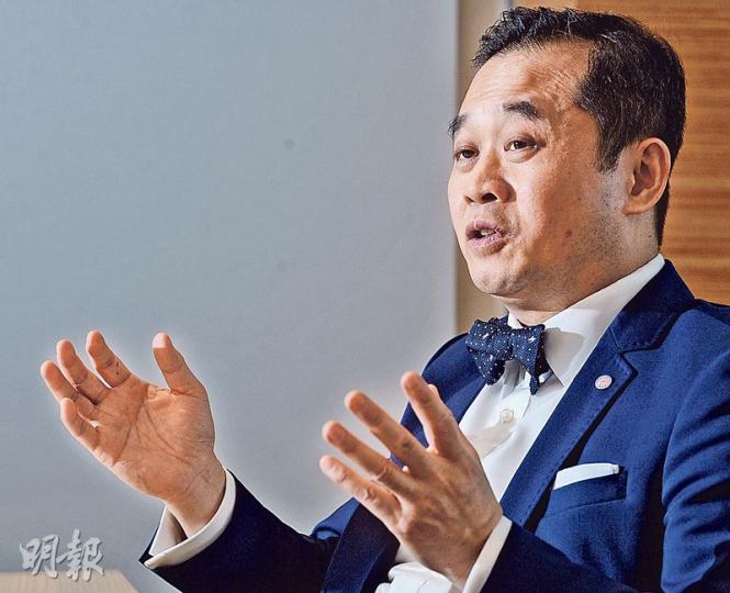 孖士打律師行合伙人姚志永指內地企業來港購買全幢甲級商廈，反映其對香港市場的信心。（劉焌陶攝）