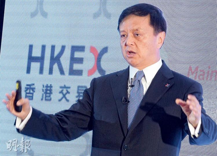 港交所行政總裁李小加,昨日公布港交所未來3年的戰略規劃,目標是隨着中國與全球市場加速融合,冀進一步拓闊互聯互通機制至債市及新股市場。(劉焌陶攝) 港交所行政總裁李小加,昨日公布港交所未來3年的戰略規劃,目標是隨着中國與全球市場加速融合,冀進一步拓闊互聯互通機制至債市及新股市場。(劉焌陶攝)