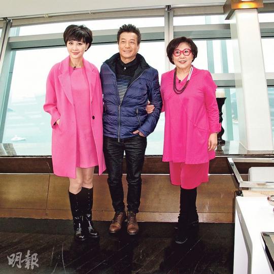 朱慧珊（左起）、石修及李司棋難得聚頭，會否趁機話當年？（攝影：柯美）
