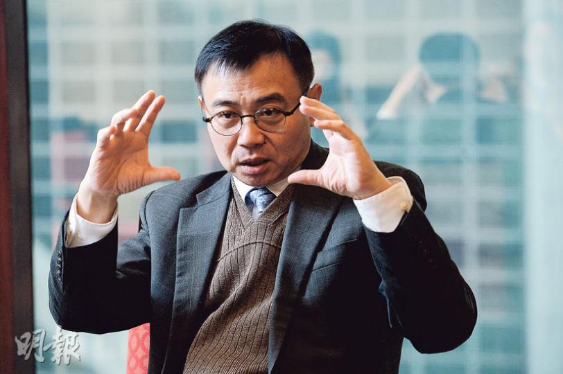 哈繼銘認為,內地連番政策出錯,已經「把自己迫進牆角,之後就會進退兩難」。(劉焌陶攝) 哈繼銘認為,內地連番政策出錯,已經「把自己迫進牆角,之後就會進退兩難」。(劉焌陶攝)