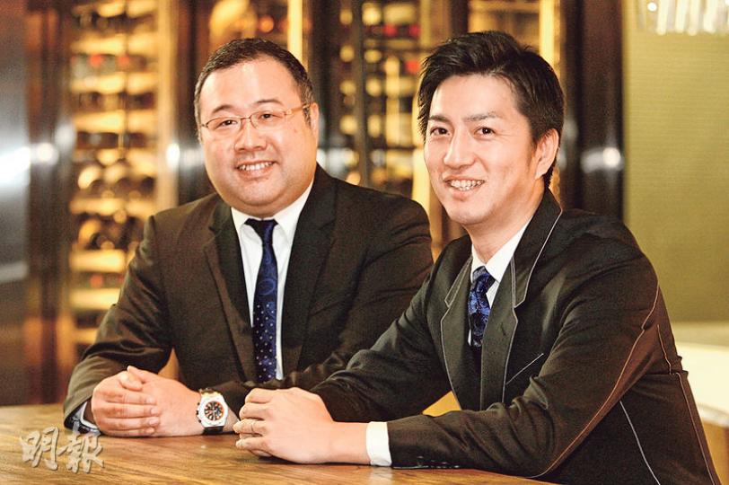 由日本投資者成立的香港悠誠資產管理瞄準奧運會帶來的商機,計劃年內發行溫泉旅館、夜店、農業生產及垃圾處理等設施的私募基金。圖左為財務總裁莊天任、圖右為公司創辦人兼行政總裁土肥悠樹。(林俊源攝) 由日本投資者成立的香港悠誠資產管理瞄準奧運會帶來的商機,計劃年內發行溫泉旅館、夜店、農業生產及垃圾處理等設施的私募基金。圖左為財務總裁莊天任、圖右為公司創辦人兼行政總裁土肥悠樹。(林俊源攝)