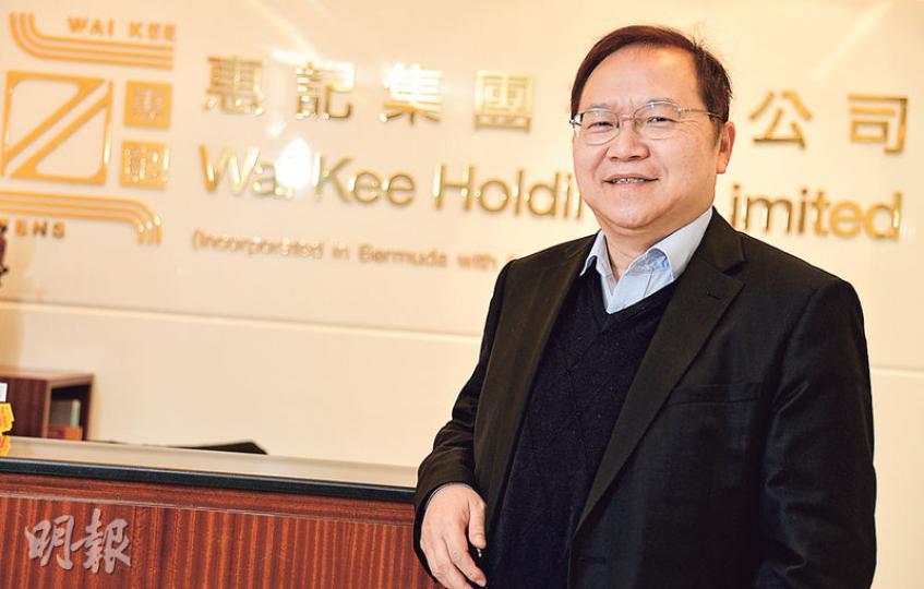 惠記副主席兼行政總裁單偉彪料未來幾年矽谷樓價可穩步上升。(黃志東攝) 惠記副主席兼行政總裁單偉彪料未來幾年矽谷樓價可穩步上升。(黃志東攝)