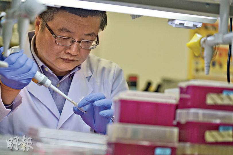 香港大學愛滋病專家陳志偉計劃在十三五規劃申請逾4000萬元人民幣,為其兩個研究項目開展人體試驗。與內地科學家合作多年,他認為科學無「一國兩制」之分,中港兩地應打破地域界限,吸引更多人才參與科研發展。(蘇智鑫攝) 香港大學愛滋病專家陳志偉計劃在十三五規劃申請逾4000萬元人民幣,為其兩個研究項目開展人體試驗。與內地科學家合作多年,他認為科學無「一國兩制」之分,中港兩地應打破地域界限,吸引更多人才參與科研發展。(蘇智鑫攝)