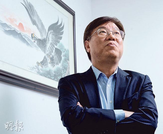 華鷹資產管理董事局主席應玉明 (劉焌陶攝) 華鷹資產管理董事局主席應玉明 (劉焌陶攝)