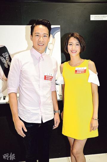 陳智燊(左)對亞視結業感可惜,蔡思貝(右)則覺得失去才知珍惜,正面看是新開始。(攝影:鍾偉茵) 陳智燊(左)對亞視結業感可惜,蔡思貝(右)則覺得失去才知珍惜,正面看是新開始。(攝影:鍾偉茵)