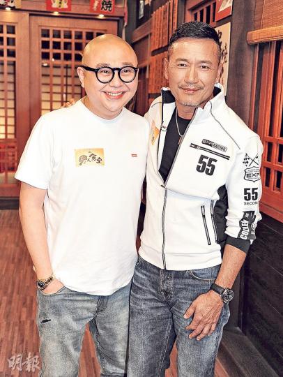 苗僑偉(右)與Bob擔任節目嘉賓,暢談飲酒經。(攝影:陳釗) 苗僑偉(右)與Bob擔任節目嘉賓,暢談飲酒經。(攝影:陳釗)