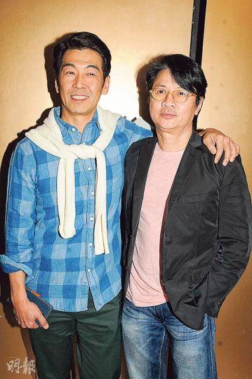 梁健平(左)與尹天照(右)未知有否機會結戲緣?(攝影:孫華中) 梁健平(左)與尹天照(右)未知有否機會結戲緣?(攝影:孫華中)