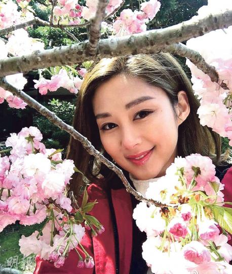 岑麗香指拍攝地點跟熊本縣是不同地方故未受影響。(微博圖片) 岑麗香指拍攝地點跟熊本縣是不同地方故未受影響。(微博圖片)