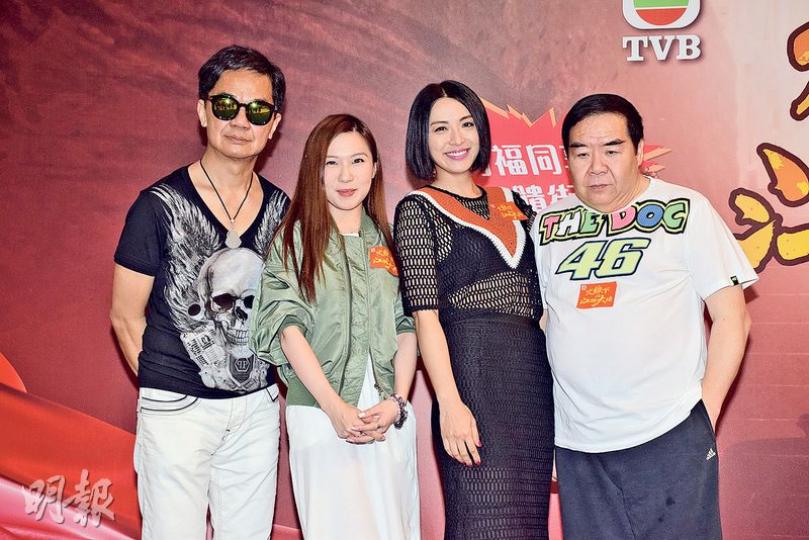 黃光亮(左起)、王子涵、陳煒及鄭則仕最近不停為新劇宣傳,希望收視有好成績。(攝影﹕梁迺楠) 黃光亮(左起)、王子涵、陳煒及鄭則仕最近不停為新劇宣傳,希望收視有好成績。(攝影﹕梁迺楠)