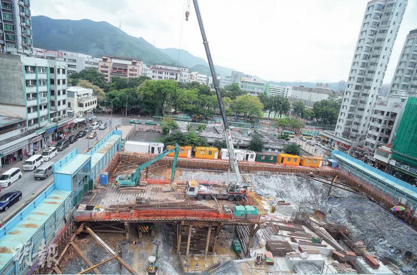 信置粉嶺聯和墟項目命名為囍逸,將為區內近2年以來首個新盤,項目主打1、2房,最快本月推售。(劉焌陶攝) 信置粉嶺聯和墟項目命名為囍逸,將為區內近2年以來首個新盤,項目主打1、2房,最快本月推售。(劉焌陶攝)