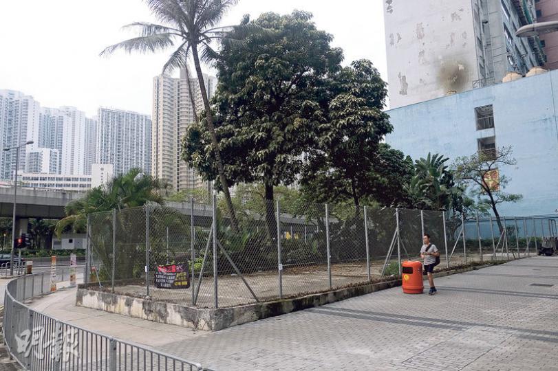 葵涌商貿地皮最終由新地以逾3.5億元投得,每方呎樓面地價逾6000元,比市場估值高約34%。(蘇智鑫攝) 葵涌商貿地皮最終由新地以逾3.5億元投得,每方呎樓面地價逾6000元,比市場估值高約34%。(蘇智鑫攝)