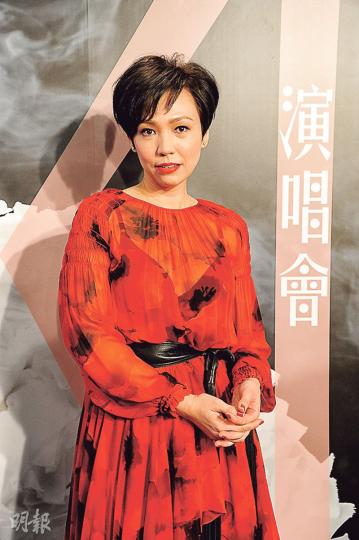 陳潔儀自爆2014年初發現聲帶出現問題需要開刀做手術,令她陷入人生低潮。(攝影﹕陳釗) 陳潔儀自爆2014年初發現聲帶出現問題需要開刀做手術,令她陷入人生低潮。(攝影﹕陳釗)