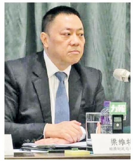 澳門經濟及財政司長梁維特稱,檢討報告有如體檢般,可以令業界知道如何揚長避短。(陳偉燊攝) 澳門經濟及財政司長梁維特稱,檢討報告有如體檢般,可以令業界知道如何揚長避短。(陳偉燊攝)