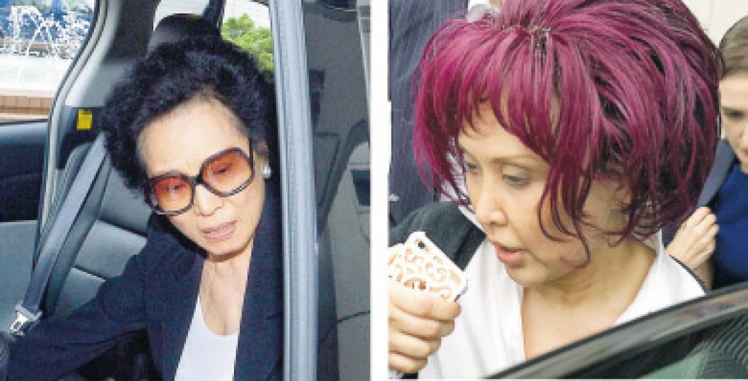 林百欣三太顧瑞英(左圖)與女兒林明珠(右圖)被裁定藐視法庭罪成,顧瑞英的代表資深大律師求情指顧患心臟病,不適宜判囚。(劉焌陶、章淑廉攝) 林百欣三太顧瑞英(左圖)與女兒林明珠(右圖)被裁定藐視法庭罪成,顧瑞英的代表資深大律師求情指顧患心臟病,不適宜判囚。(劉焌陶、章淑廉攝)
