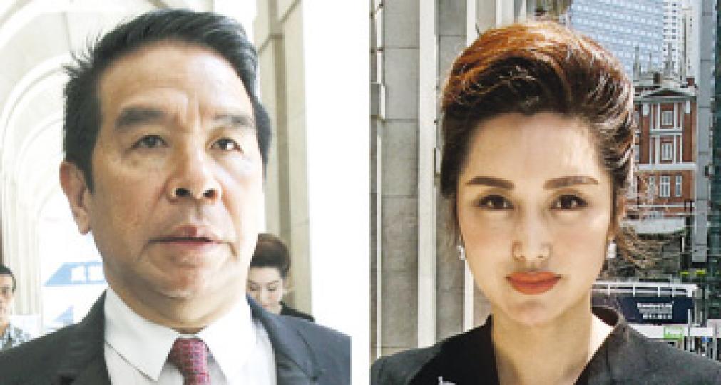 商人楊家誠(左圖)前年被裁定5項洗黑錢罪成,判囚6年,早前獲准保釋等候上訴,上訴昨在終審法院開審。其妻王曼酈(右圖)亦有到庭支持丈夫。(李紹昌攝) 商人楊家誠(左圖)前年被裁定5項洗黑錢罪成,判囚6年,早前獲准保釋等候上訴,上訴昨在終審法院開審。其妻王曼酈(右圖)亦有到庭支持丈夫。(李紹昌攝)