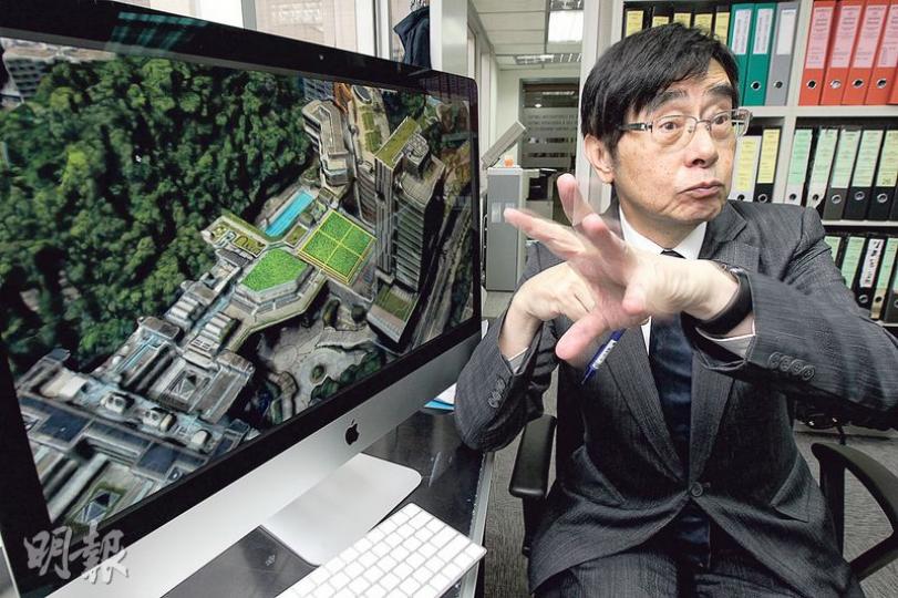 調查委員會成員、結構工程師劉志宏以個人身分接受訪問,他表示綠化天台除計錯承載力數據,承建商忽視天台會因重量增加而向下彎曲的結構因素,亦是天台倒塌的主要原因之一。(李紹昌攝) 調查委員會成員、結構工程師劉志宏以個人身分接受訪問,他表示綠化天台除計錯承載力數據,承建商忽視天台會因重量增加而向下彎曲的結構因素,亦是天台倒塌的主要原因之一。(李紹昌攝)