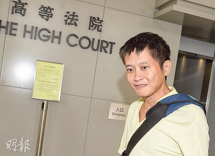 其中一名因違反佔旺區禁制令而被控藐視法庭的被告陳子勳(圖),昨到高院上訴庭旁聽聆訊。(劉焌陶攝) 其中一名因違反佔旺區禁制令而被控藐視法庭的被告陳子勳(圖),昨到高院上訴庭旁聽聆訊。(劉焌陶攝)
