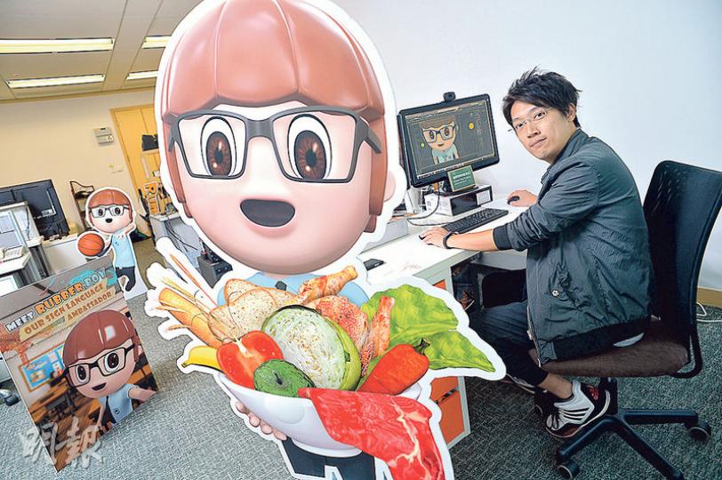 動畫創作人李政麟(圖)把對亡母思念化成Rubber Boy手語動畫,以昔日與媽媽相處點滴創作生動故事,既授手語又教人生道理。(蘇智鑫攝) 動畫創作人李政麟(圖)把對亡母思念化成Rubber Boy手語動畫,以昔日與媽媽相處點滴創作生動故事,既授手語又教人生道理。(蘇智鑫攝)