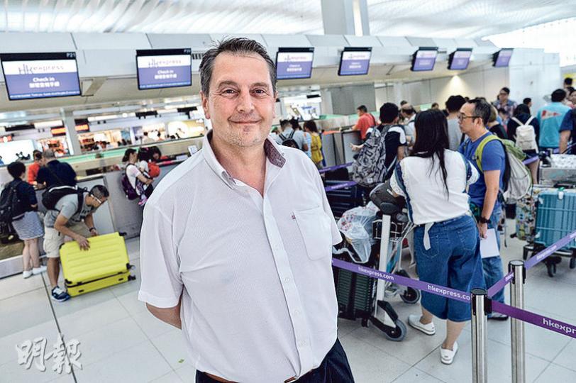 HK Express首席執行官Andrew Cowen表示,機管局今次調升機場着陸費與停泊費收費對象為航空公司而非乘客,但未來機票價格或因此漲價,調整幅度仍待批核。(蘇智鑫攝) HK Express首席執行官Andrew Cowen表示,機管局今次調升機場着陸費與停泊費收費對象為航空公司而非乘客,但未來機票價格或因此漲價,調整幅度仍待批核。(蘇智鑫攝)