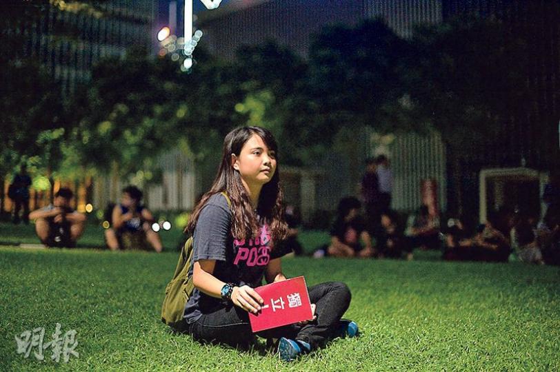 升中五的湯錦婷(圖)認為政府做法破壞香港核心價值,她說個人不會排斥任何形式的抗爭,以爭取香港獨立。(鄧宗弘攝) 升中五的湯錦婷(圖)認為政府做法破壞香港核心價值,她說個人不會排斥任何形式的抗爭,以爭取香港獨立。(鄧宗弘攝)