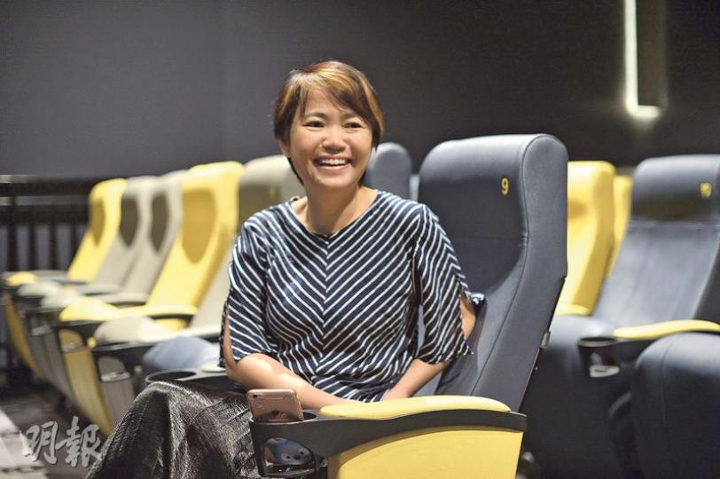 鄧小慧稱,購入另類內容可帶來更多額外收入,目前佔整體票房約2%。(鄧宗弘攝) 鄧小慧稱,購入另類內容可帶來更多額外收入,目前佔整體票房約2%。(鄧宗弘攝)