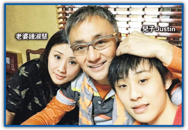 吳岱融指19歲的兒子Justin遺傳了他與老婆鍾淑慧的演藝細胞,若將來入行都會支持。(微博圖片) 吳岱融指19歲的兒子Justin遺傳了他與老婆鍾淑慧的演藝細胞,若將來入行都會支持。(微博圖片)