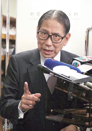 標準工時委員會主席梁智鴻對6名勞方代表沒出席會議感到遺憾,希望對方盡快重返委員會。(李紹昌攝) 標準工時委員會主席梁智鴻對6名勞方代表沒出席會議感到遺憾,希望對方盡快重返委員會。(李紹昌攝)