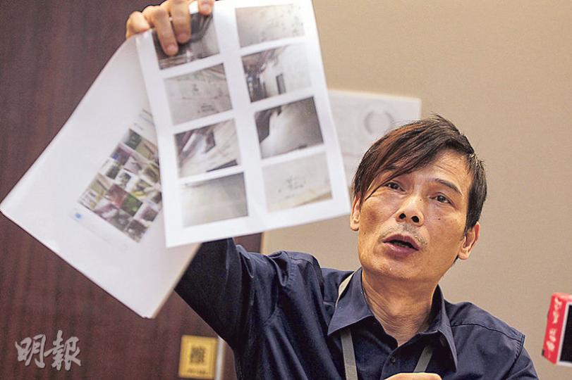 承接港怡醫院地下風喉通風工程的「四判」蔡先生稱,有文件及電郵紀錄證明自己多番催促「二判」提供工程圖則及指示以施工,現卻反被指延誤工程進度,他又對「二判」表示從來不知他存在感費解。(郭慶輝攝) 承接港怡醫院地下風喉通風工程的「四判」蔡先生稱,有文件及電郵紀錄證明自己多番催促「二判」提供工程圖則及指示以施工,現卻反被指延誤工程進度,他又對「二判」表示從來不知他存在感費解。(郭慶輝攝)