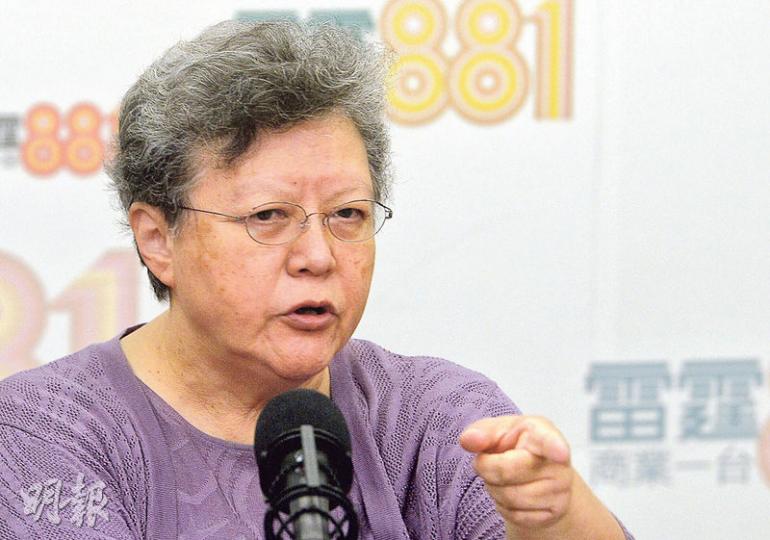 立法會前主席、全國人大常委范徐麗泰昨再度炮轟青年新政兩人兒戲玩弄宣誓程序,「個人就真的好不想他們成為立法會議員」。(劉焌陶攝) 立法會前主席、全國人大常委范徐麗泰昨再度炮轟青年新政兩人兒戲玩弄宣誓程序,「個人就真的好不想他們成為立法會議員」。(劉焌陶攝)