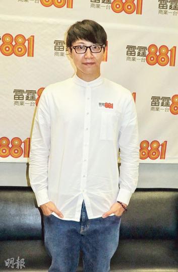 吳業坤承認在鏡頭前仍有包袱。（攝影/記者：柯美）