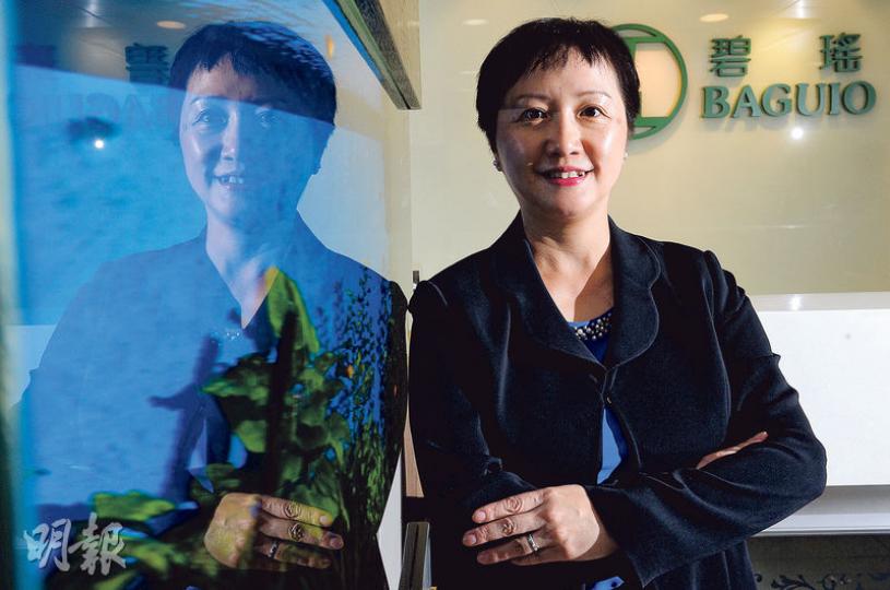 碧瑤綠色近年推動發展內地廢物回收業務,行政總裁吳玉群希望明年底前能有內地相關項目落實。(劉焌陶攝) 碧瑤綠色近年推動發展內地廢物回收業務,行政總裁吳玉群希望明年底前能有內地相關項目落實。(劉焌陶攝)