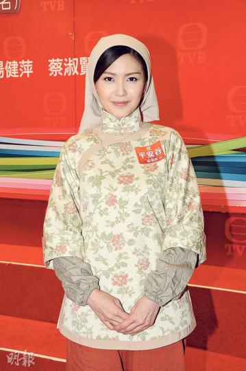 陳庭欣笑言新劇不用再被姦。(攝影﹕鍾偉茵) 陳庭欣笑言新劇不用再被姦。(攝影﹕鍾偉茵)