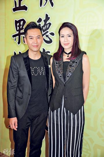 郭政鴻與莊思明對於袁偉豪、岑杏賢分手一事感驚訝。(攝影鎅O者﹕陳釗) 郭政鴻與莊思明對於袁偉豪、岑杏賢分手一事感驚訝。(攝影鎅O者﹕陳釗)