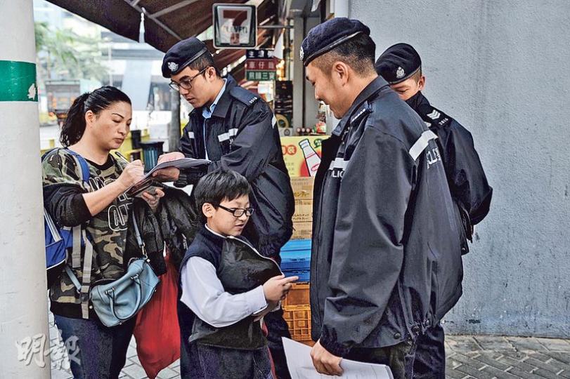 警方就前日5歲男童遭 警方就前日5歲男童遭